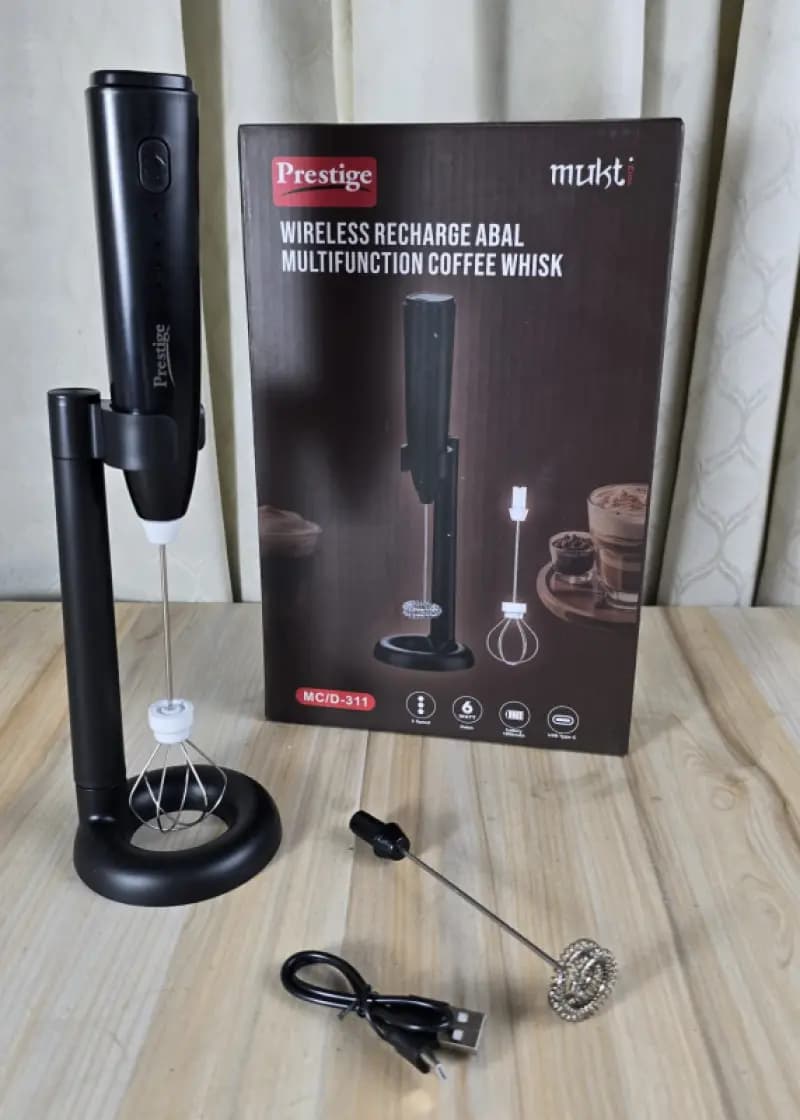 2-in-1 Rechargeable Coffee Whisk - product image 1