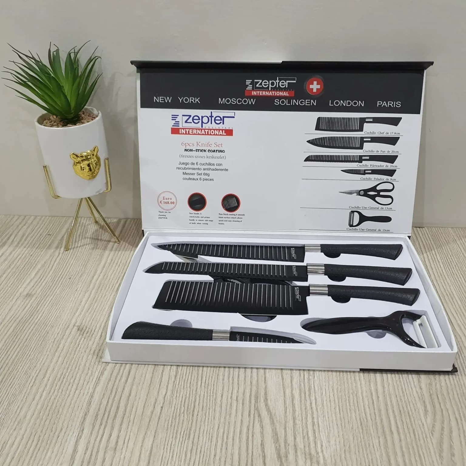 Zepter International Knife Kitchen Set (6pcs) - Kitchen & Dining | Sync & Switch