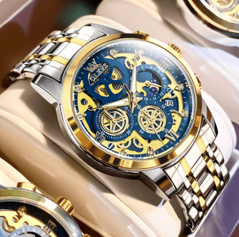 OLEVS Luxury Men's Watches Fashion High Grade Quartz Watch Men New - Luxury Watch | Sync & Switch