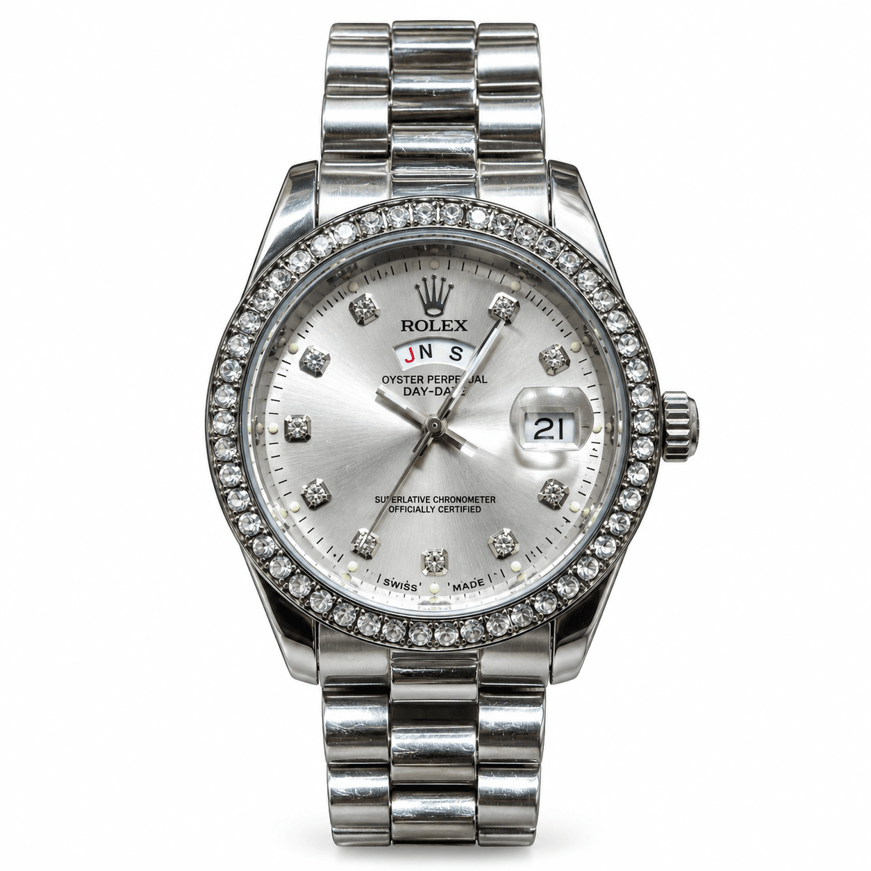 Rolex Quartz Movement Stainless Steel Analog Watch for Men