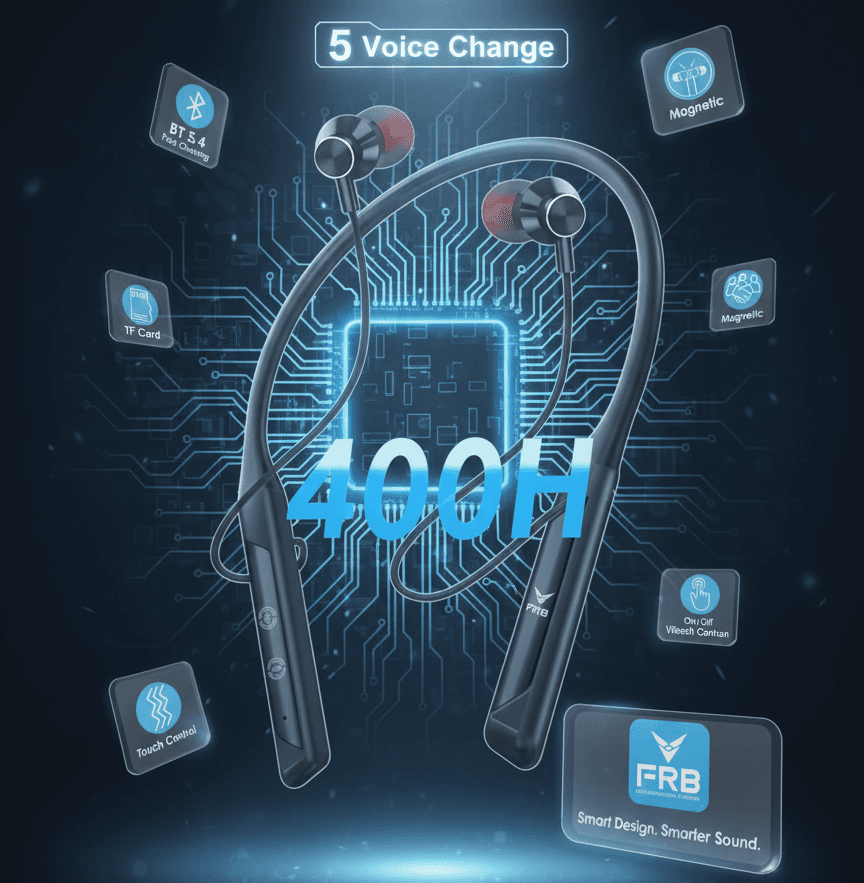 FRB-N27 Wireless Neckband – 400h