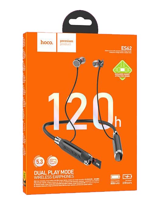 Hoco ES62 Wireless Neckband Earphones - Neckband | Sync & Switch