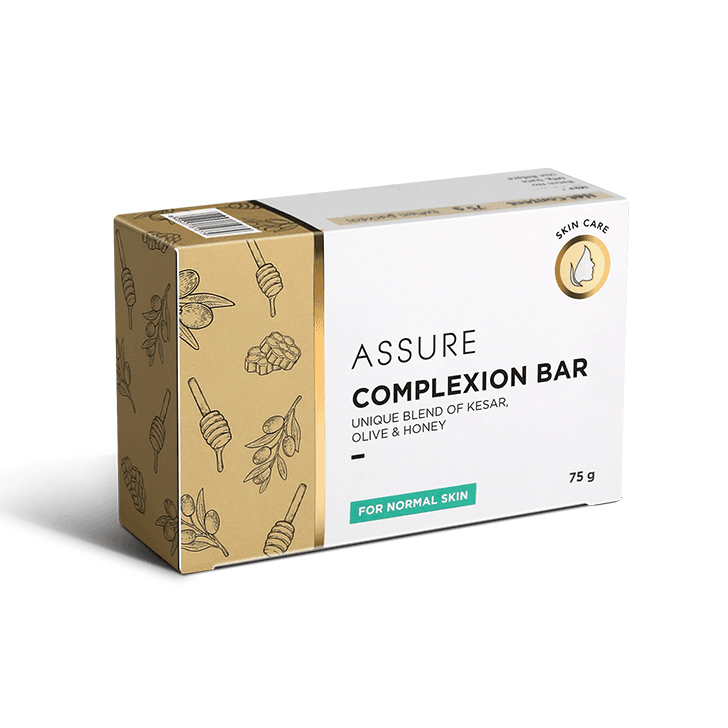 Assure Complexion Bar (Kesar,Olive & Honey) 75g - Global Produtc | Sync & Switch