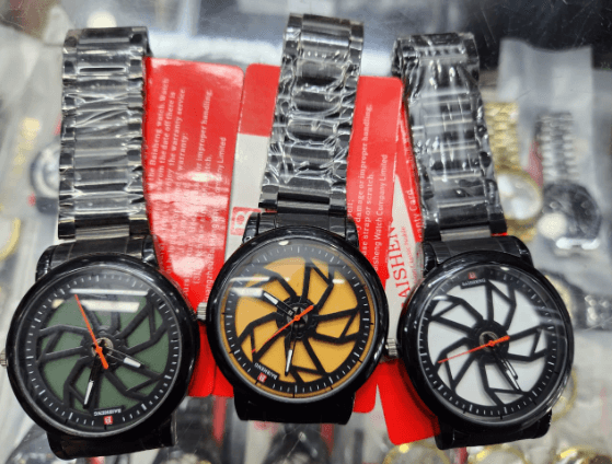 Men’s Quartz Wheel Watch Wheel Rotating Quartz Watch Waterproof Men's - Luxury Watch | Sync & Switch