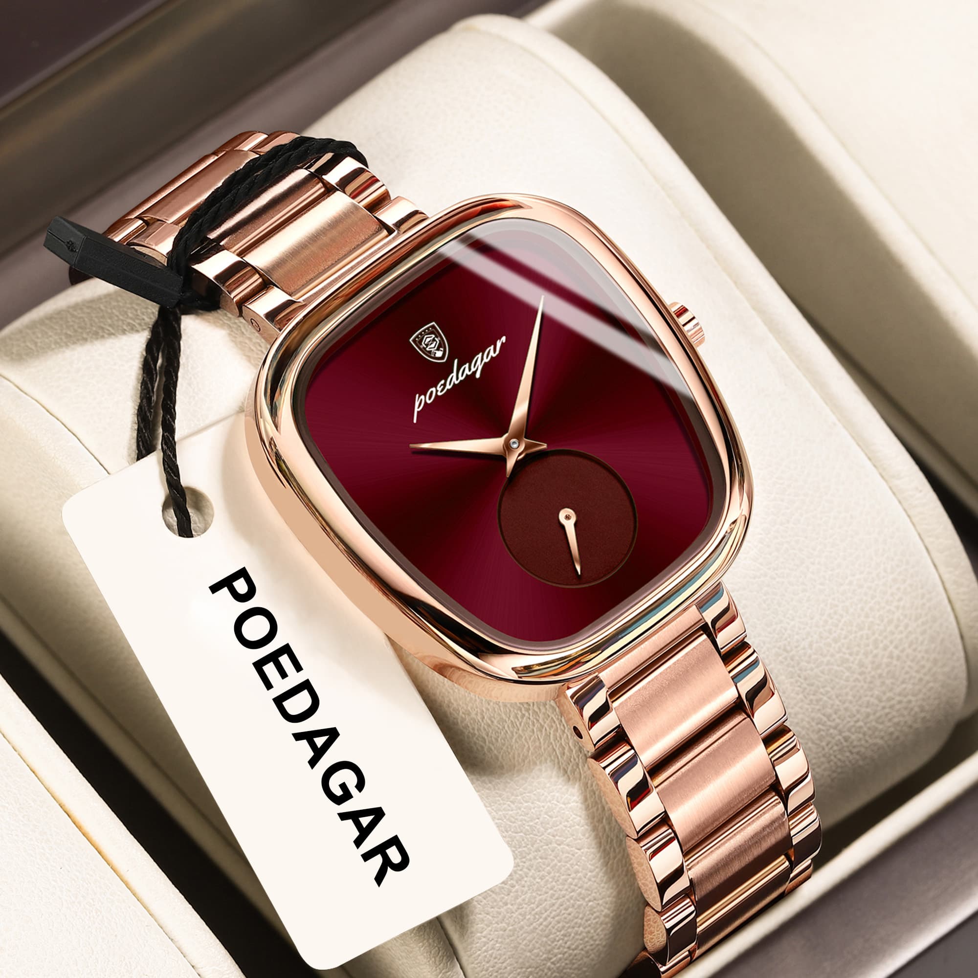 POEDAGAR Luxury Watch for Woman Waterproof Stainless Steel Women's - Ladies watch | Sync & Switch